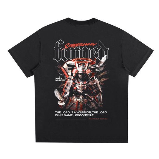 Spiritually Forged Samurai Tee – Quick-Dry
